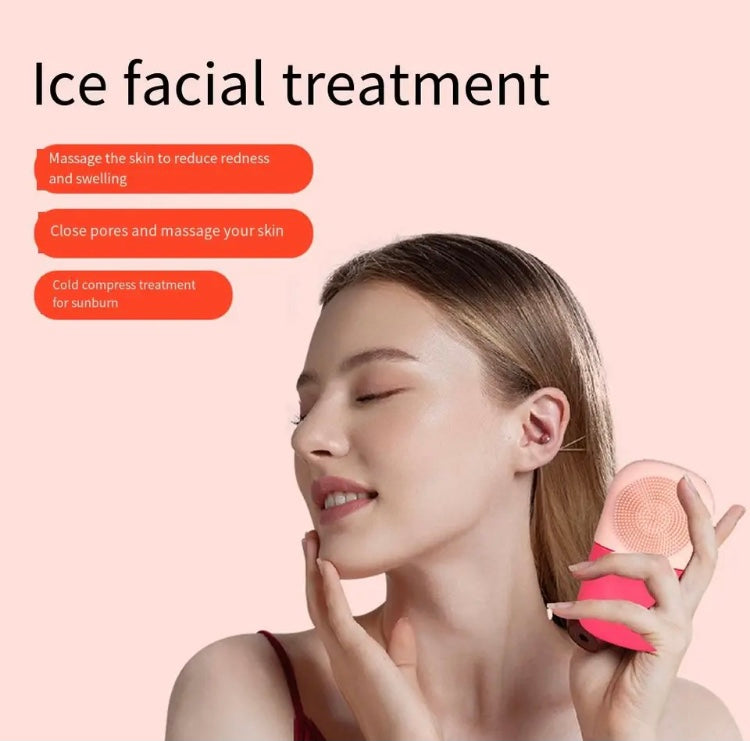 Silicone Facial Ice Roller, Reusable Washable Ice Ball Face Massager, Moisturizing Redness Massager Silicone Facial Ice Roller, Reusable Washable Ice Ball Face Massager, Moisturizing Redness Massager